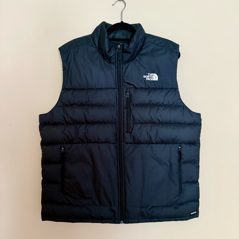 The North Face Men's Black Puffer Vest 550 Size XL
